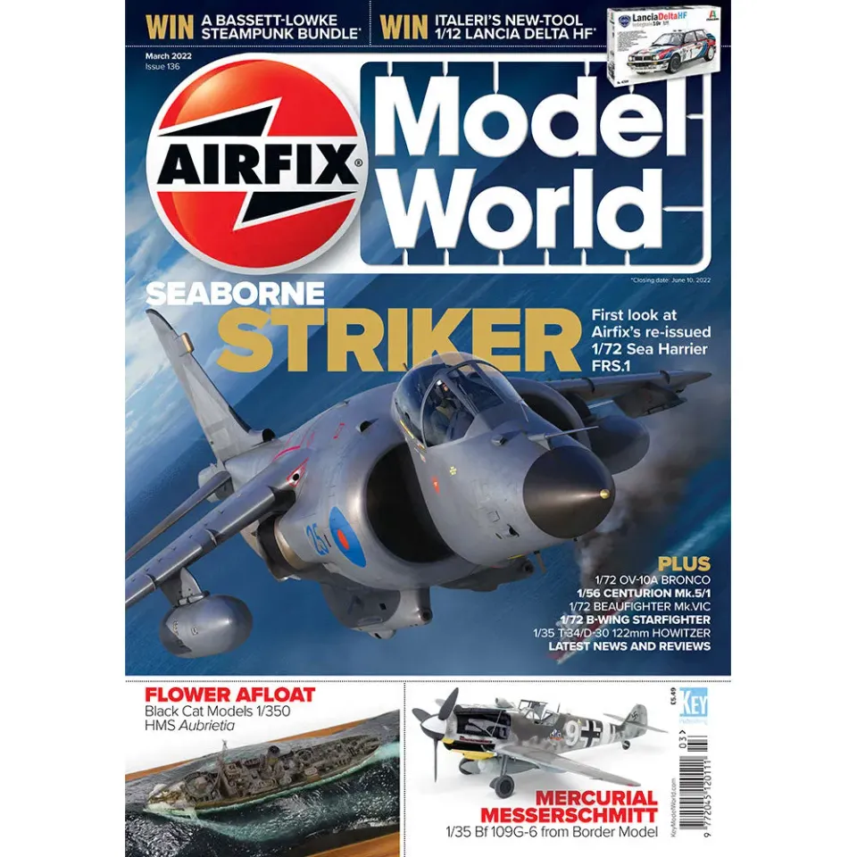Airfix Model World mars 2022 tidning lösnummer