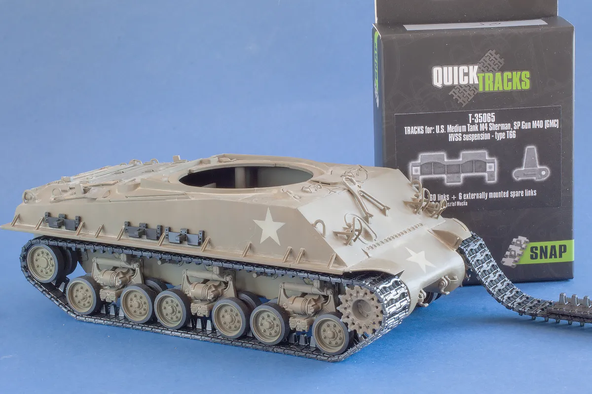 Rossagraph QuickTracks T-35065 bandset Sherman HVSS 1/35
