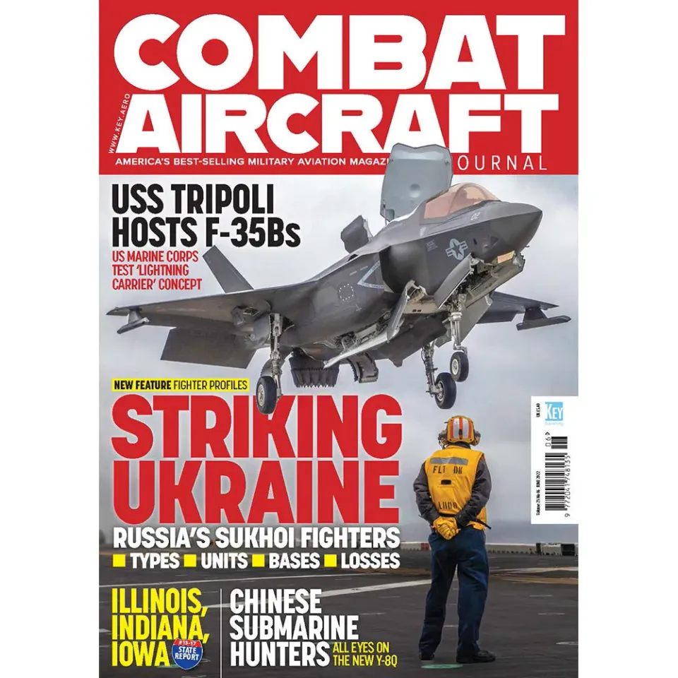 Combat Aircraft Journal juni 2022 tidning lösnummer Ukraina
