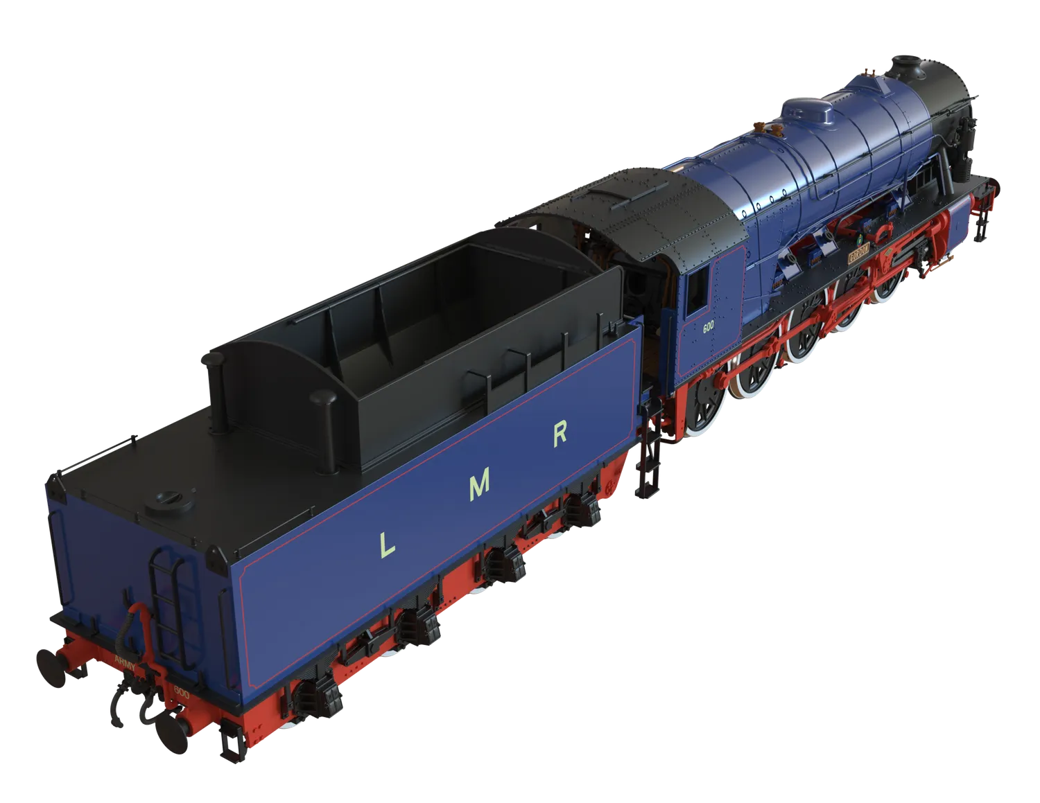 Clark Railworks WD 2-10-0 600 Gordon modelltåg OO LMR