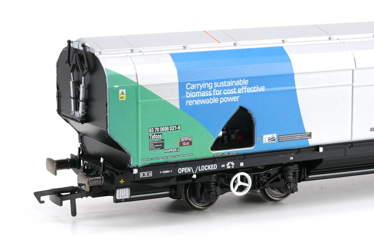 Hornby Drax IIA-D modellvagnar OO Pack 4 biomass