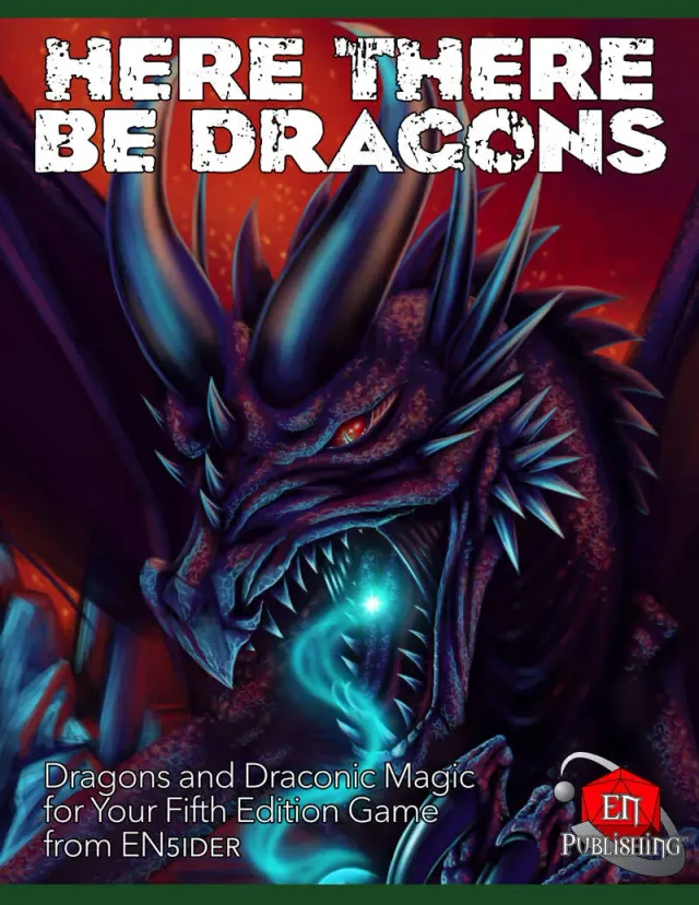 EN Publishing Here There Be Dragons drakbok häftad + PDF 5E