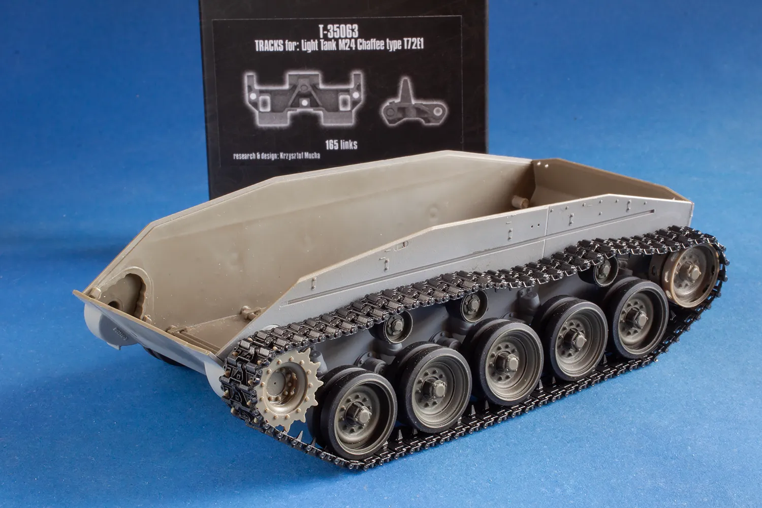 ROSSAGRAPH QuickTracks T-35063 bandlänkar 1/35 M24 Chaffee