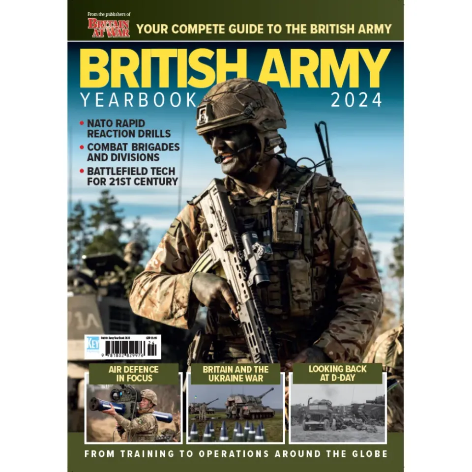 Key Books British Army Yearbook 2024 tidskrift 116 sidor arméårsbok