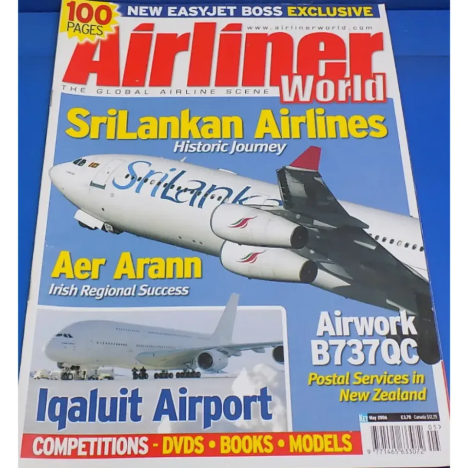 Airliner World May 2006 tidning läsexemplar
