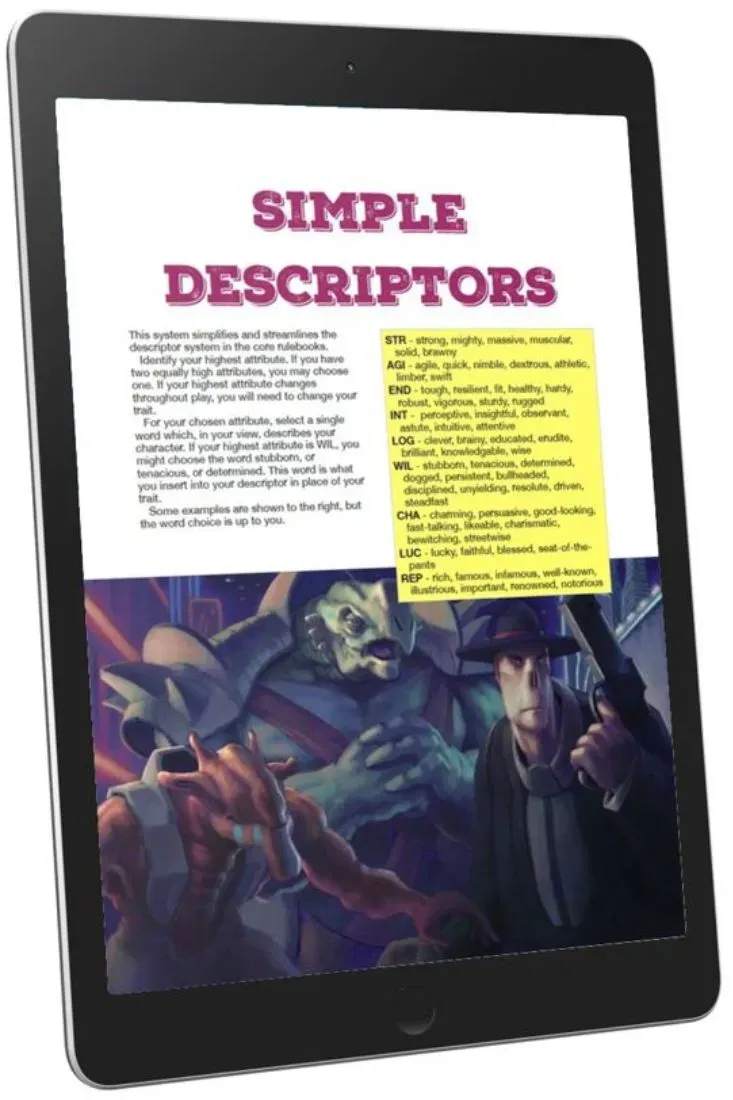 EN Publishing Simple Descriptors regelbok PDF WOIN