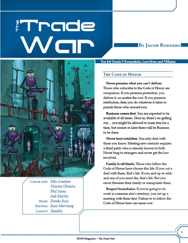 EN Publishing The Trade War äventyr PDF WOIN
