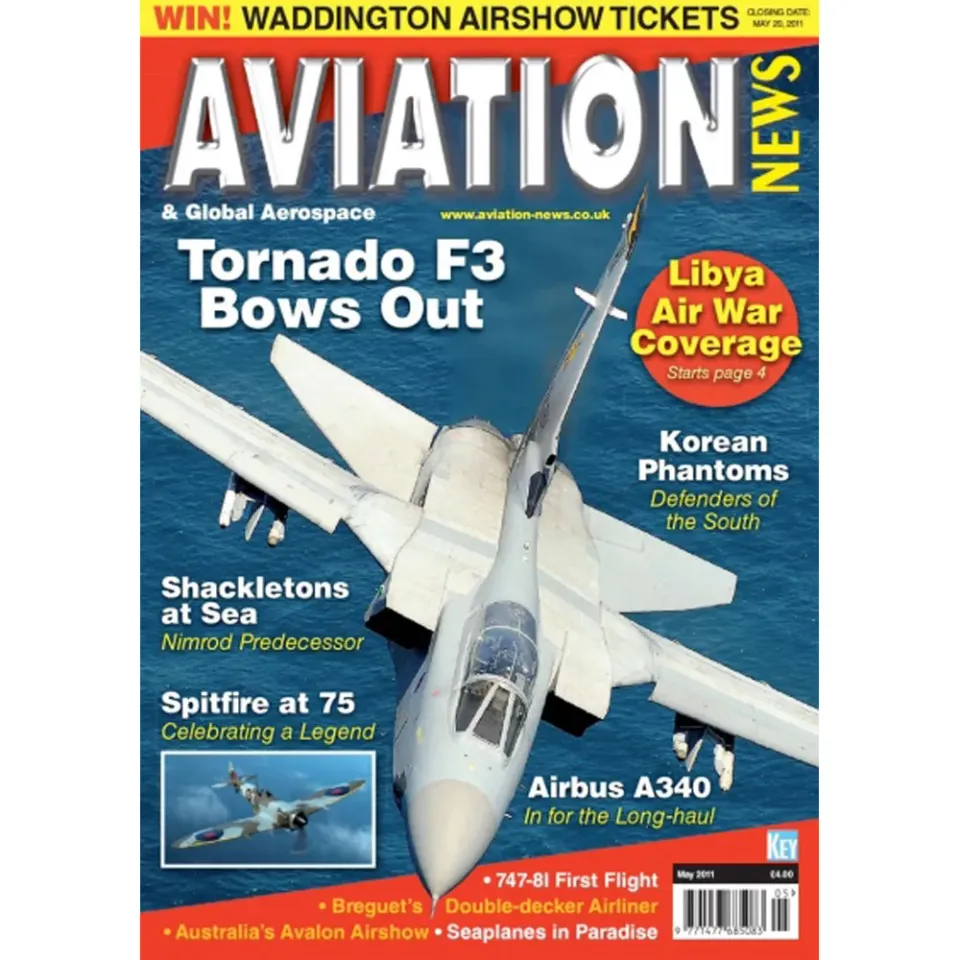 Aviation News maj 2011 tidning lösnummer baknummer