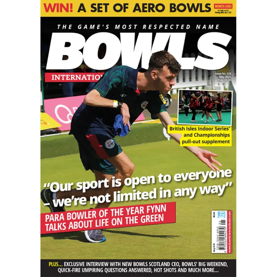 Bowls International May 2025 tidning bowls sport