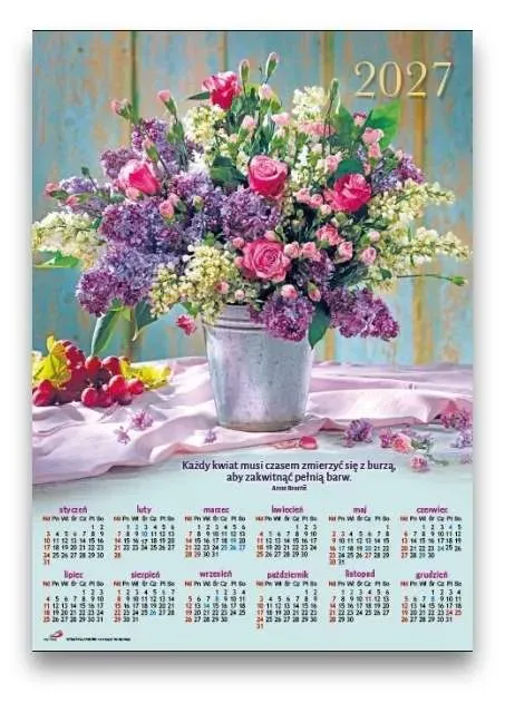 Sharon Bukiet plakatkalender 2027 blommor