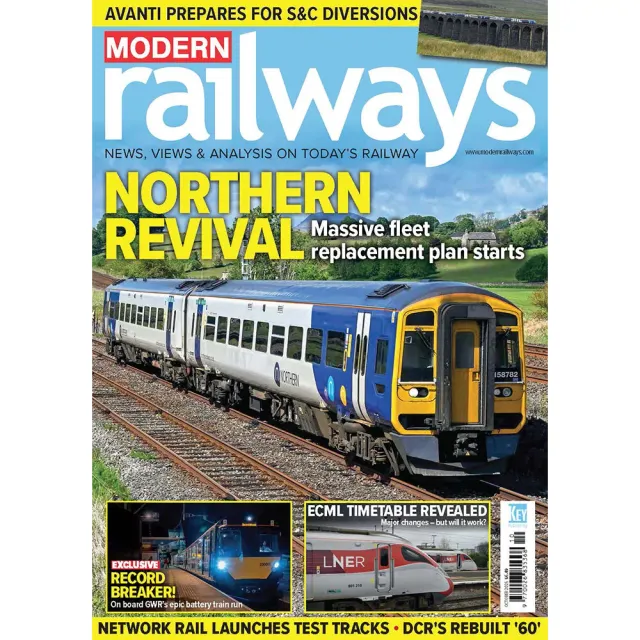 Modern Railways oktober 2025 tidning lösnummer brittisk järnväg