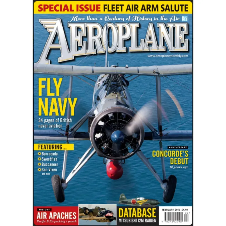 Aeroplane Monthly February 2016 tidning Concorde