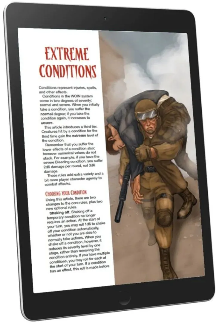 EN Publishing Extreme Conditions WOIN regler PDF kritisk
