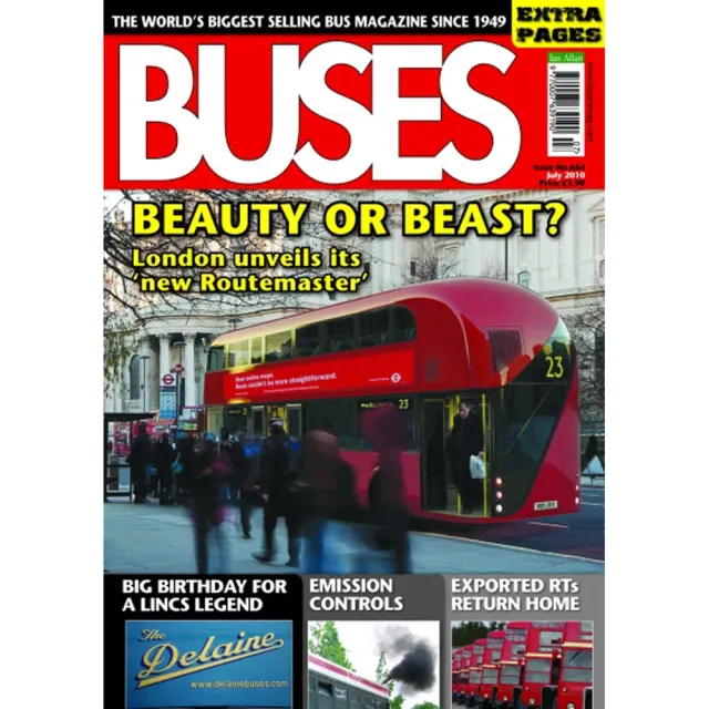 Buses July 2010 tidning lösnummer buss