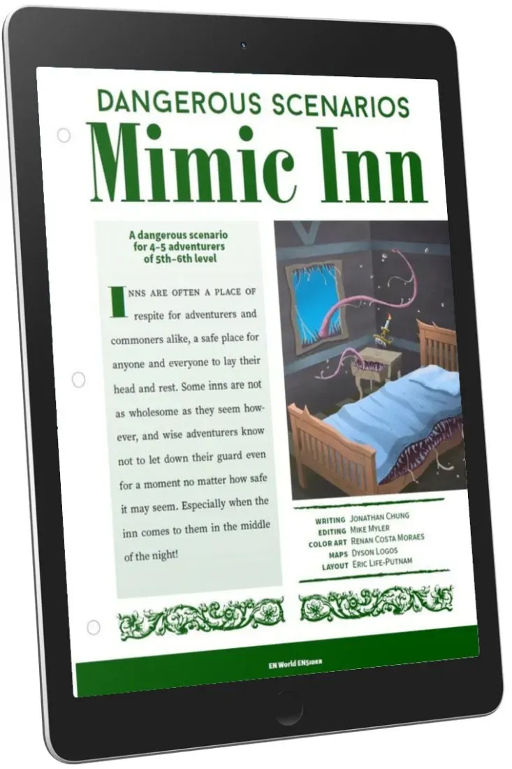 EN Publishing Dangerous Scenarios Mimic Inn äventyr PDF nivå 5–6