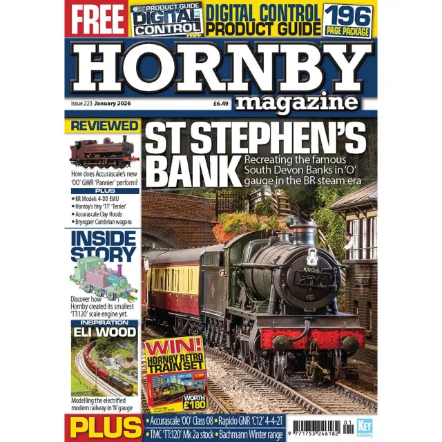 Hornby Magazine tidning januari 2026 lösnummer modell