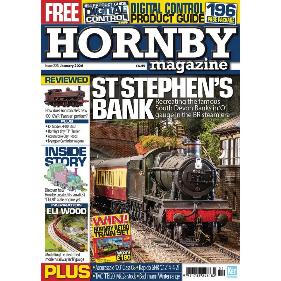 Hornby Magazine tidning januari 2026 lösnummer modell
