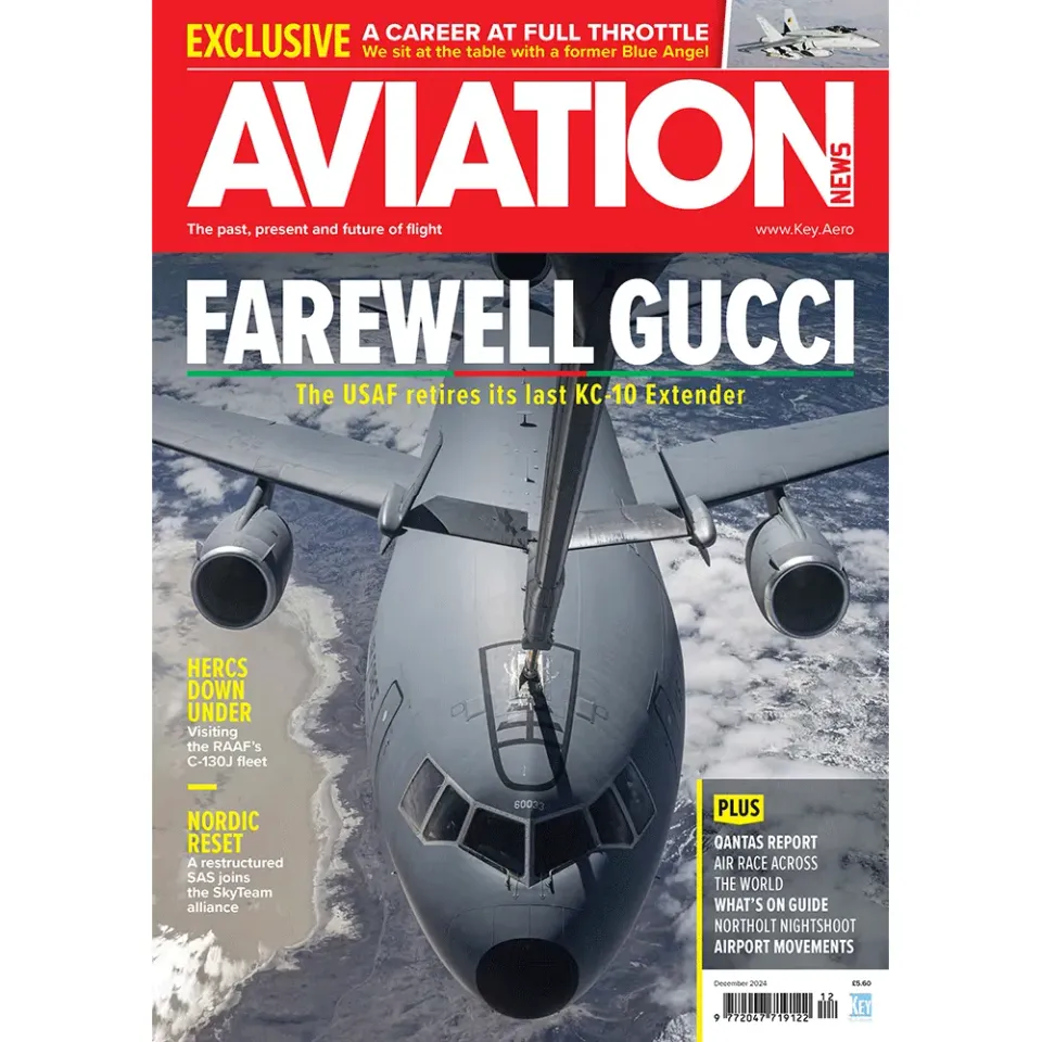 Aviation News december 2024 tidning lösnummer militärflyg