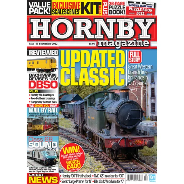 Hornby Magazine september 2022 tidning läsexemplar