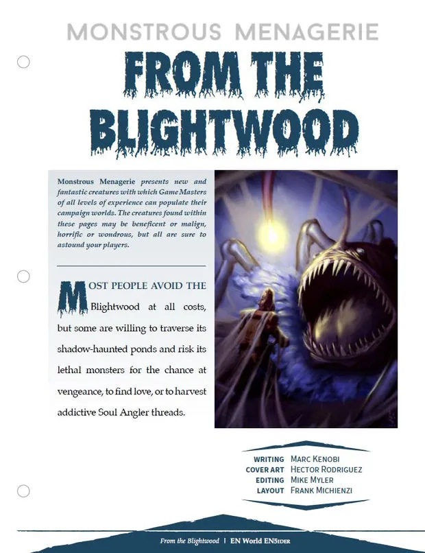 EN Publishing Blightwood monstertillbehör PDF CR 1-11