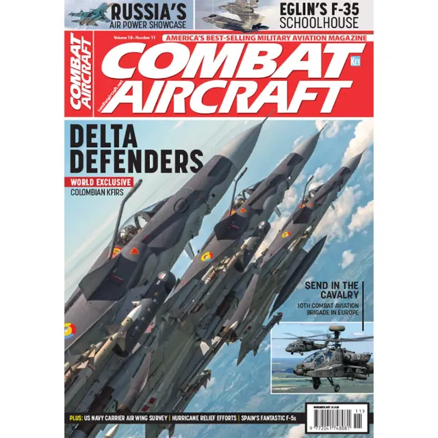 Combat Aircraft November 2017 tidning Kfir