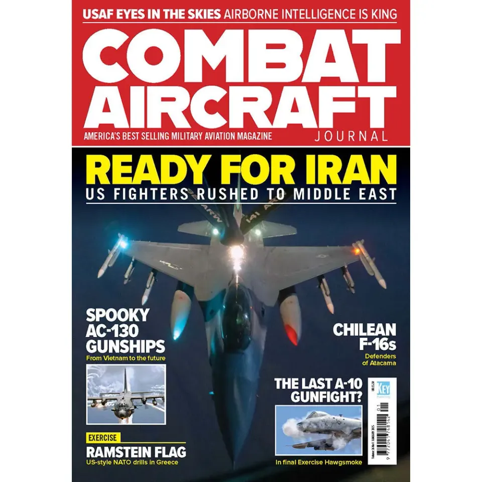 Combat Aircraft Journal januari 2025 tidning F-16