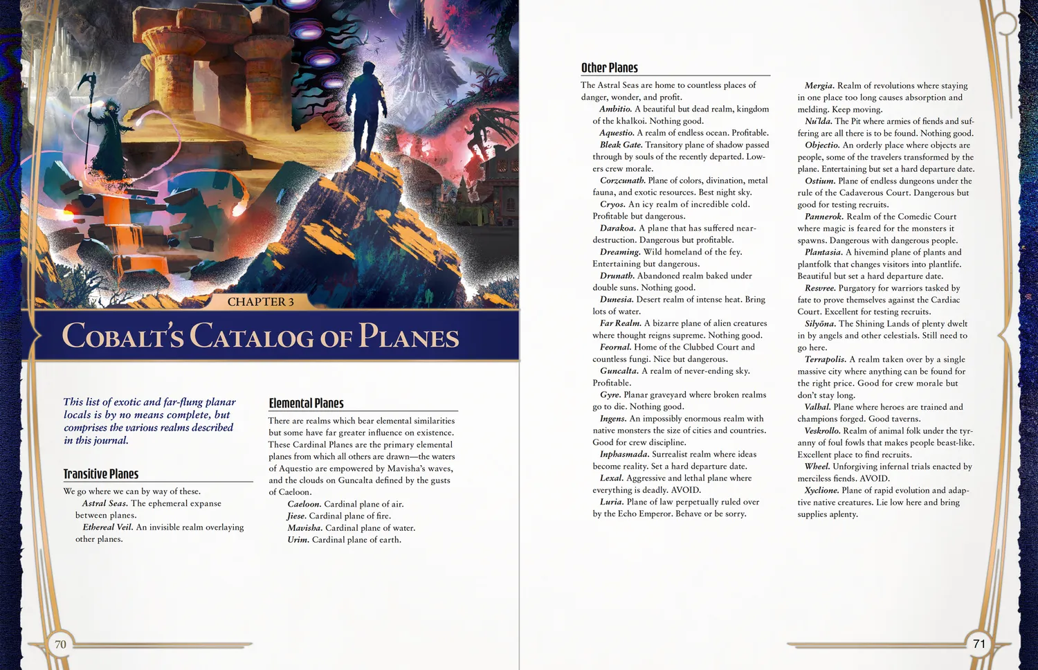 EN Publishing Planestrider's Journal rollspelsbok inbunden + PDF 5E