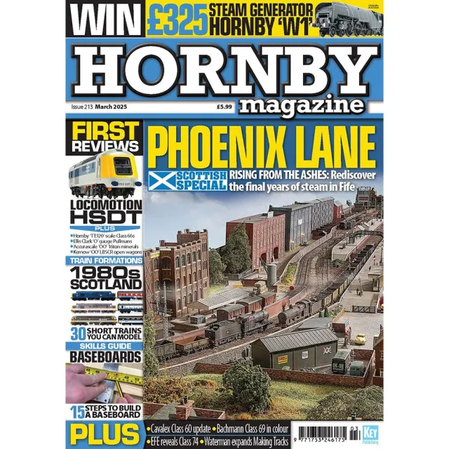 Hornby Magazine mars 2025 tidning modelljärnväg Skottland