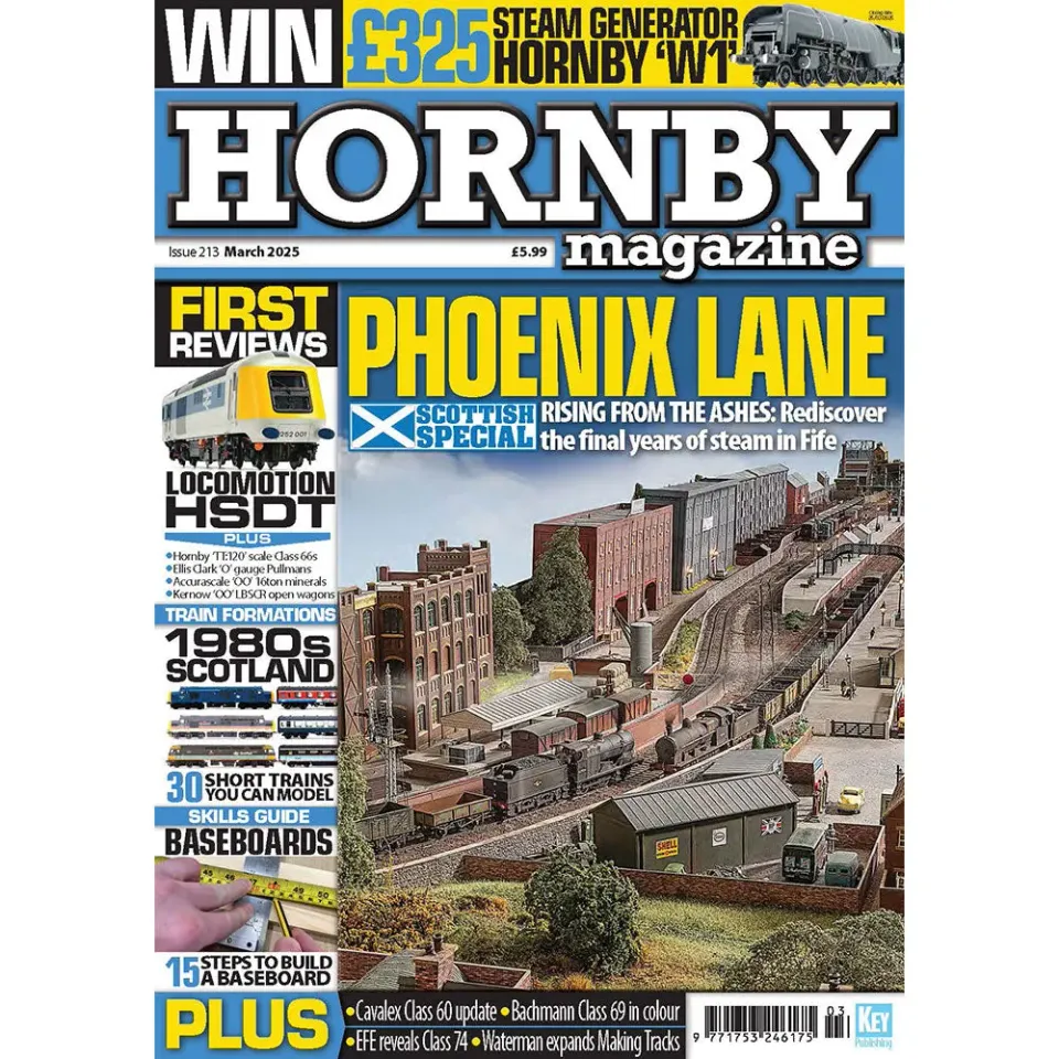 Hornby Magazine mars 2025 tidning modelljärnväg Skottland