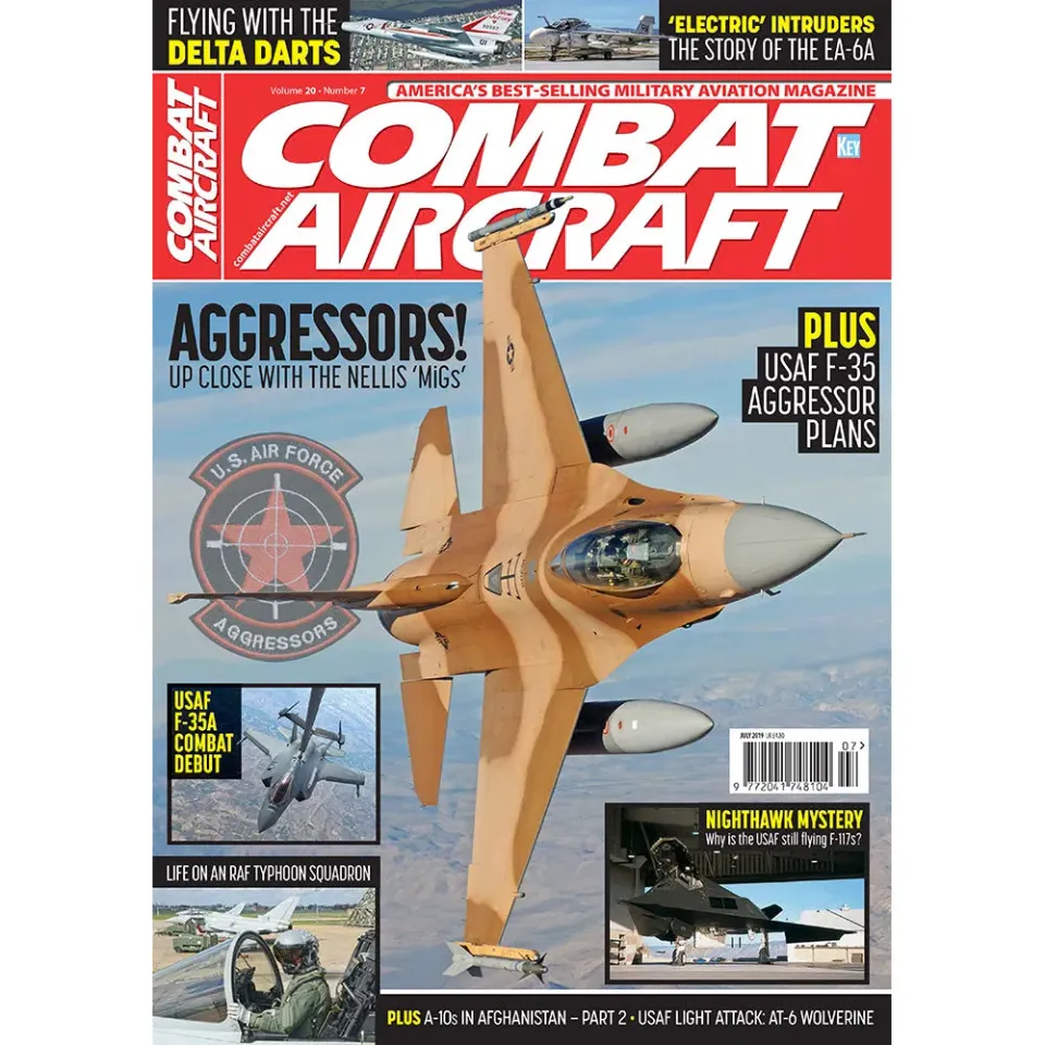 Combat Aircraft Journal tidning juli 2019 Aggressor F-35