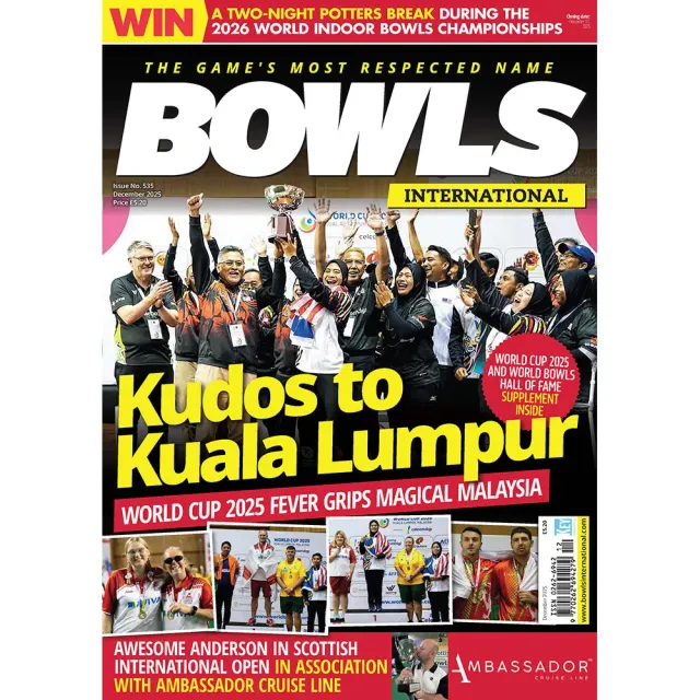 Bowls International december 2025 tidning – world cup