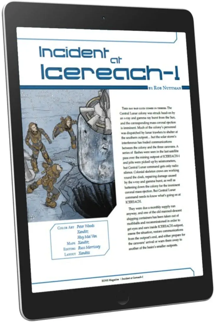 EN Publishing Incident at ICEREACH-1 rollspelsäventyr pdf gruva