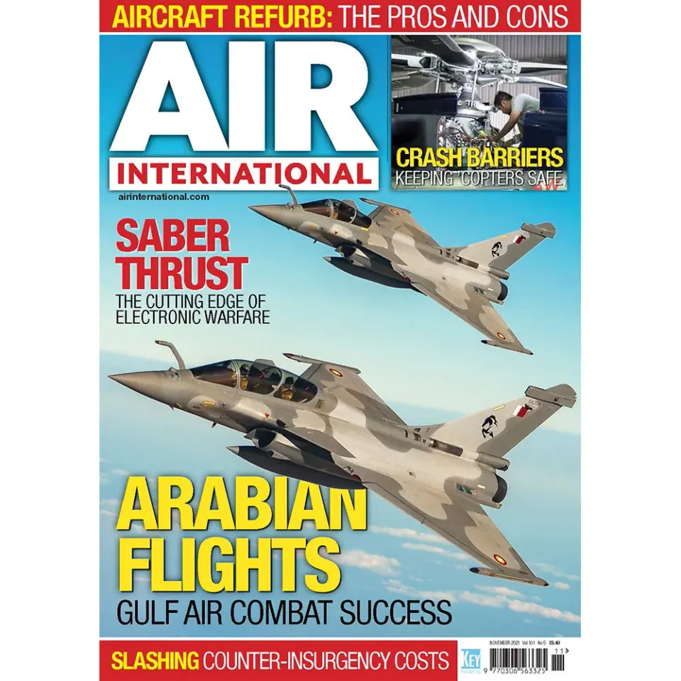 AIR International november 2021 tidning lösnummer militärflyg