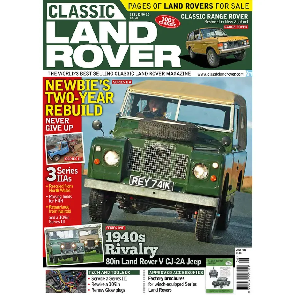 Classic Land Rover tidning juni 2015 lösnummer 80in Jeep
