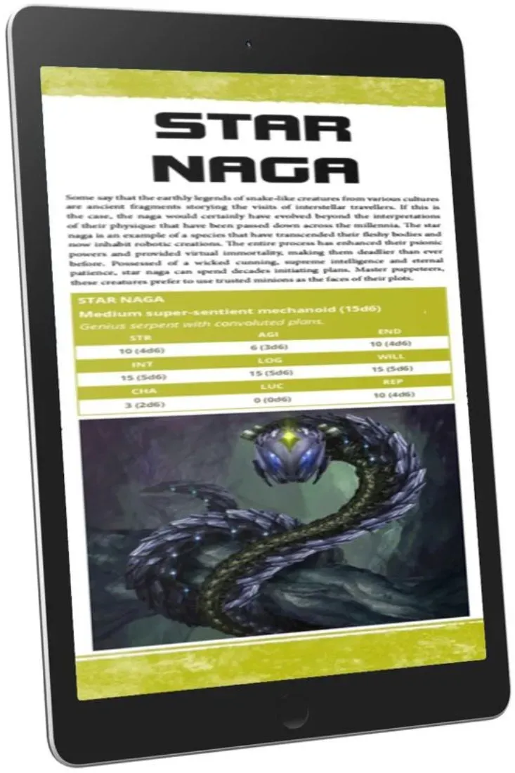 EN Publishing Star Naga rollspel PDF WOIN rymdandvarelse