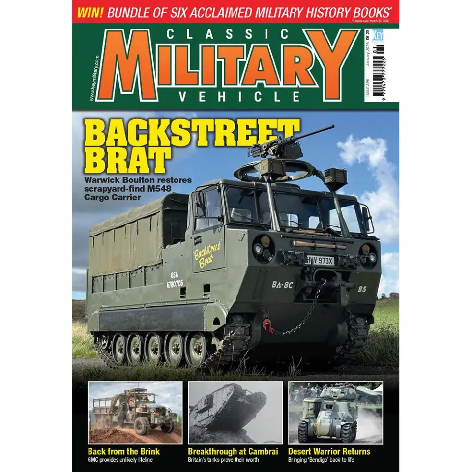 Classic Military Vehicle januari 2026 tidning M548