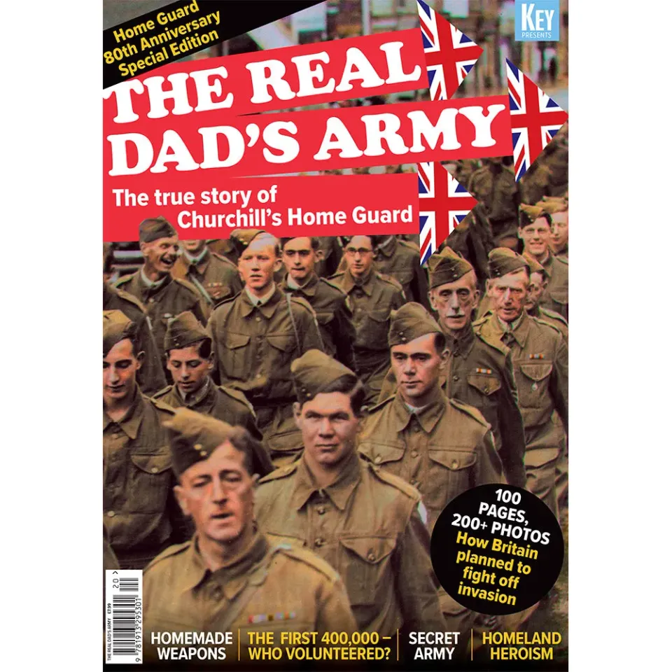 Key The Real Dad's Army Churchill's Home Guard tryckt bok fotospecial