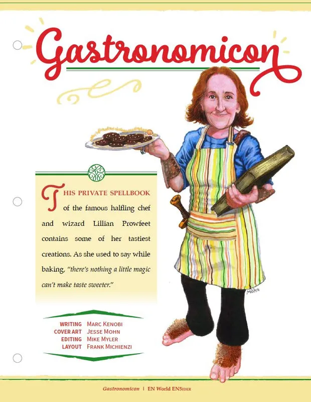 EN Publishing Gastronomicon rollspel pdf matbesvärjelser