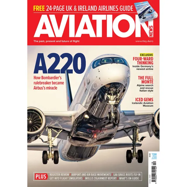 Aviation News oktober 2023 tidning lösnummer