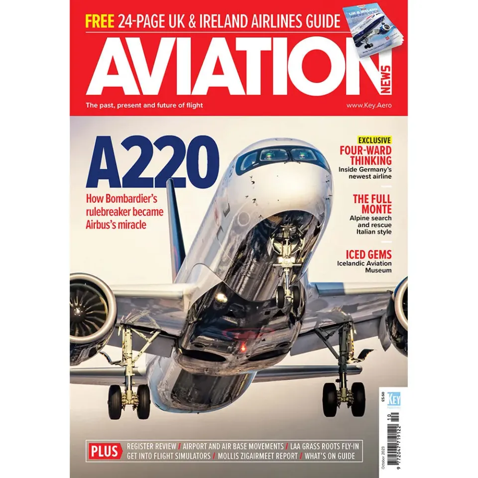 Aviation News oktober 2023 tidning lösnummer
