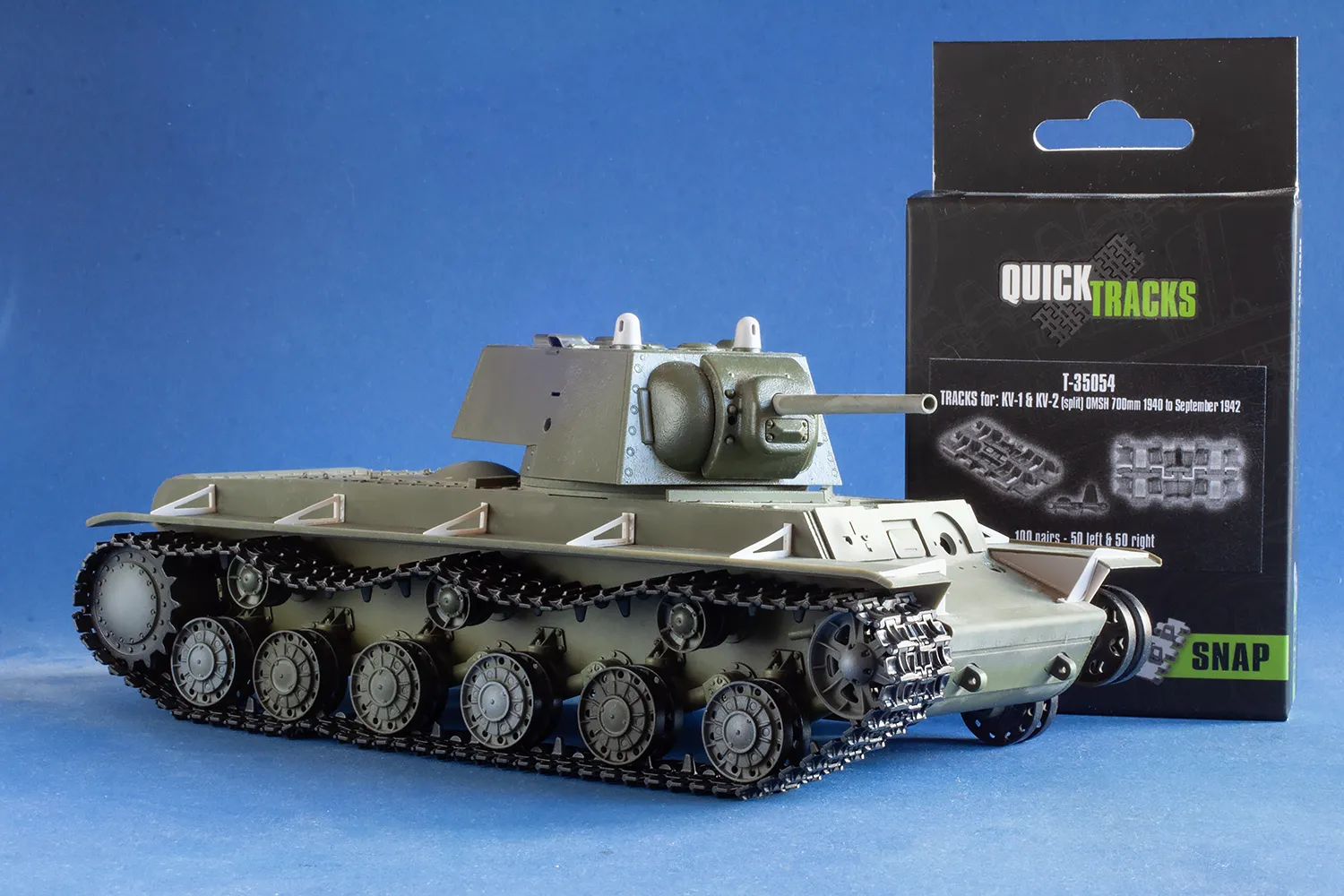 Rossagraph QuickTracks T-35054 larvband KV-1 KV-2 1/35 delat