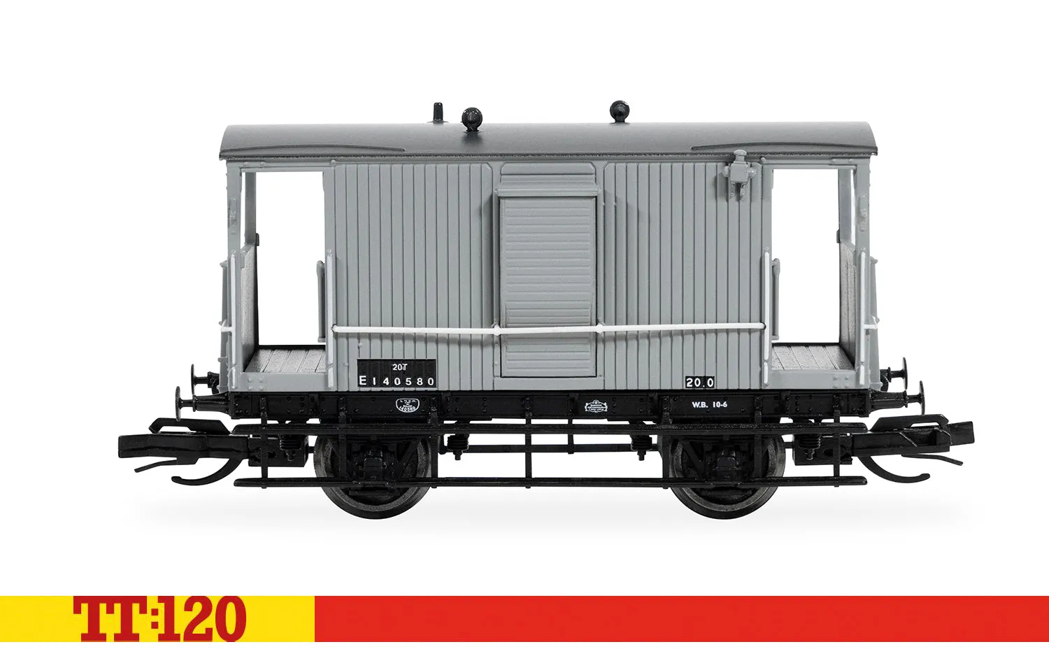 Hornby TT:120 BR ex-LNER brake van E140580 vagn