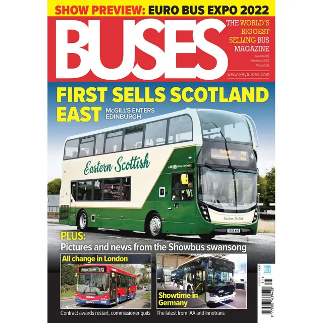 Buses november 2022 tidning lösnummer Euro Bus Expo