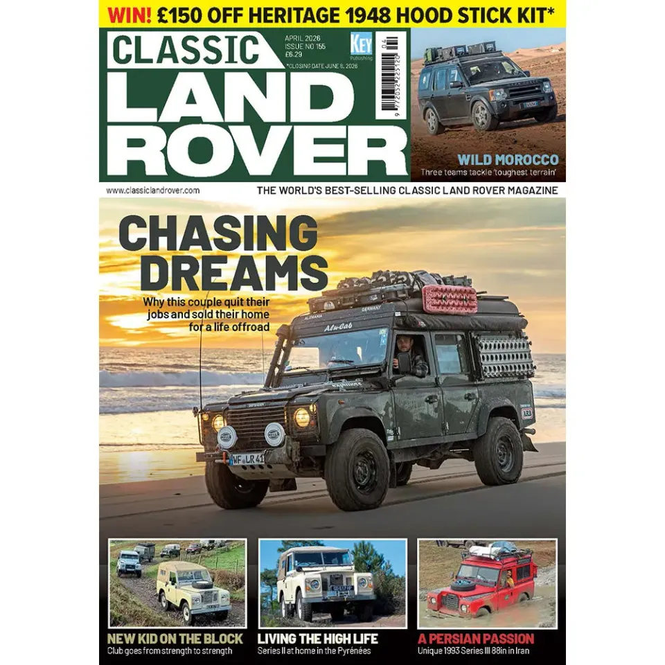 Classic Land Rover april 2026 tidning Marocko
