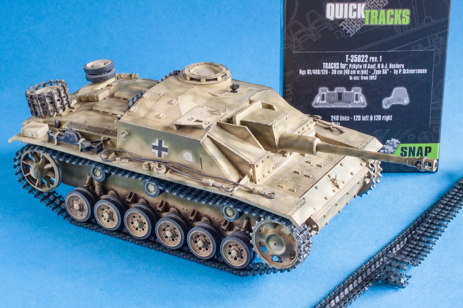 Rossagraph QuickTracks T-35022 larvband Panzer IV 1:35 typ 6A