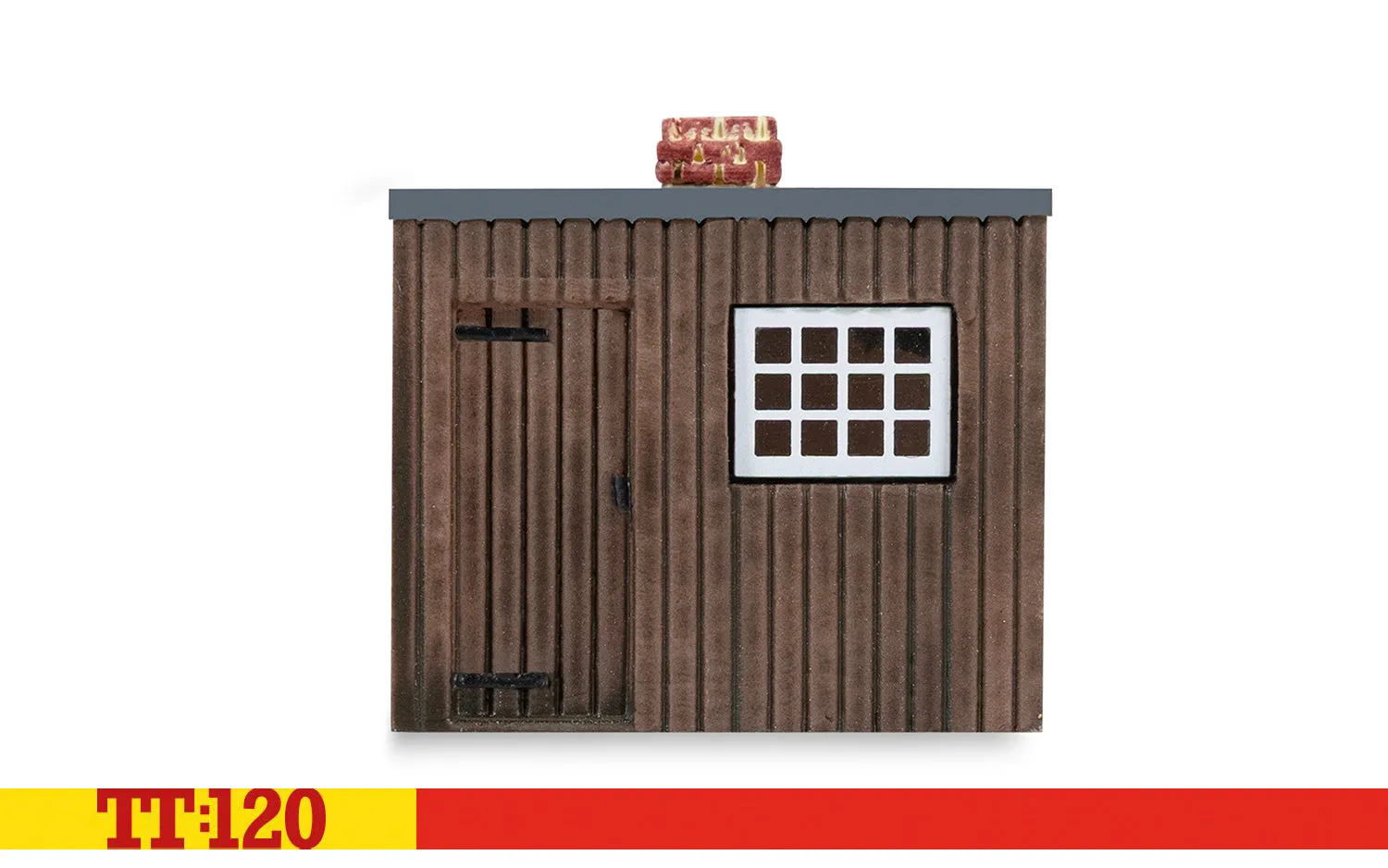 Hornby TT:120 Wooden Platelayers Hut modellhus 30 mm