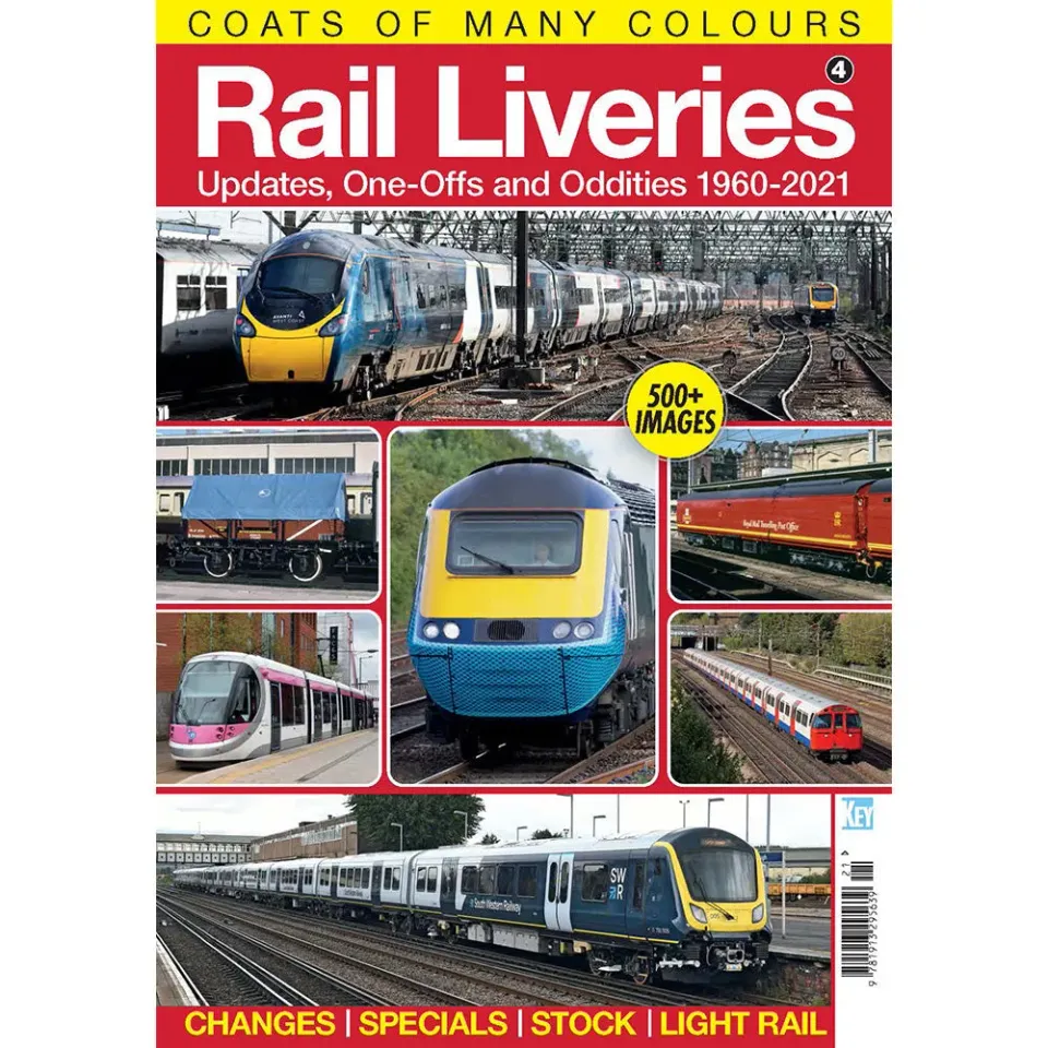 Rail Liveries Volume 4 bok tågmålningar 1960-2021