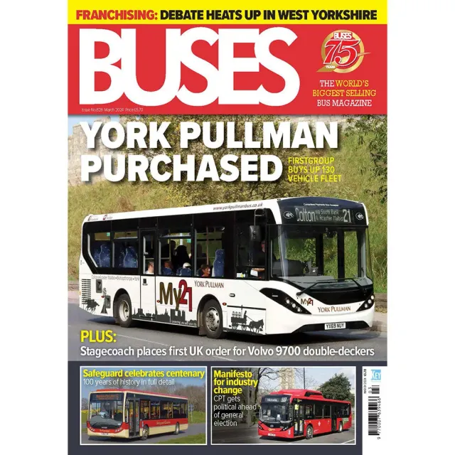 Buses Magazine mars 2024 tidning lösnummer buss