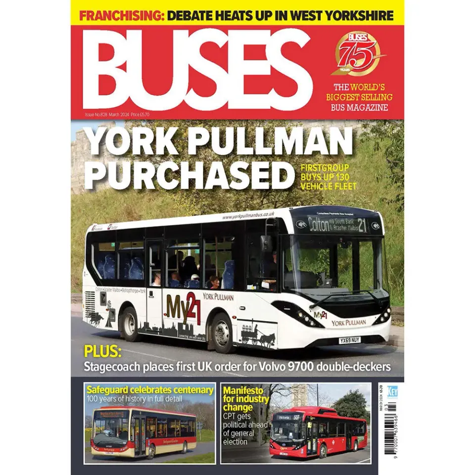 Buses Magazine mars 2024 tidning lösnummer buss