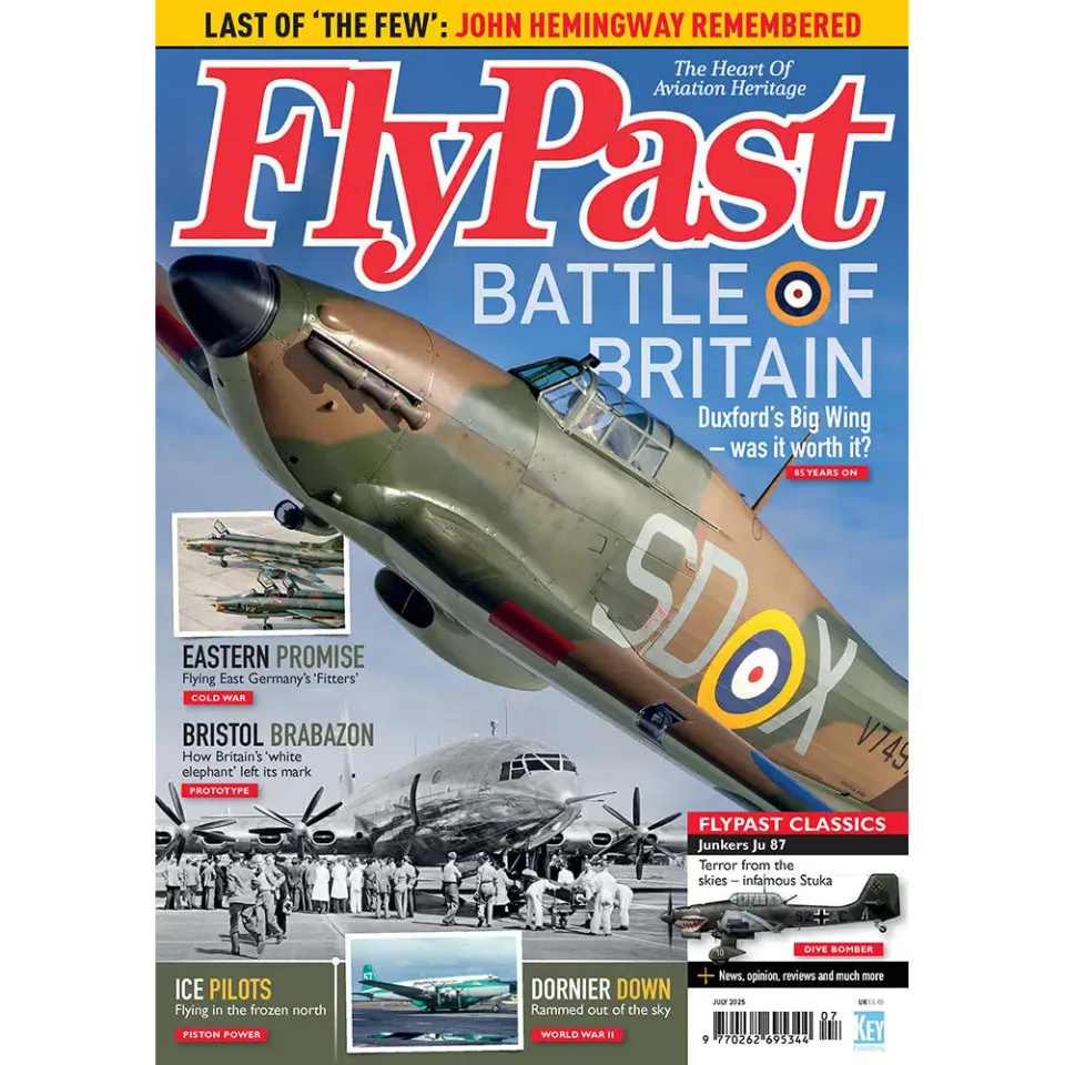 FlyPast juli 2025 tidning Battle of Britain 85 år